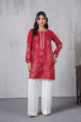1 Piece Lawn Karandi Top (CR3530)